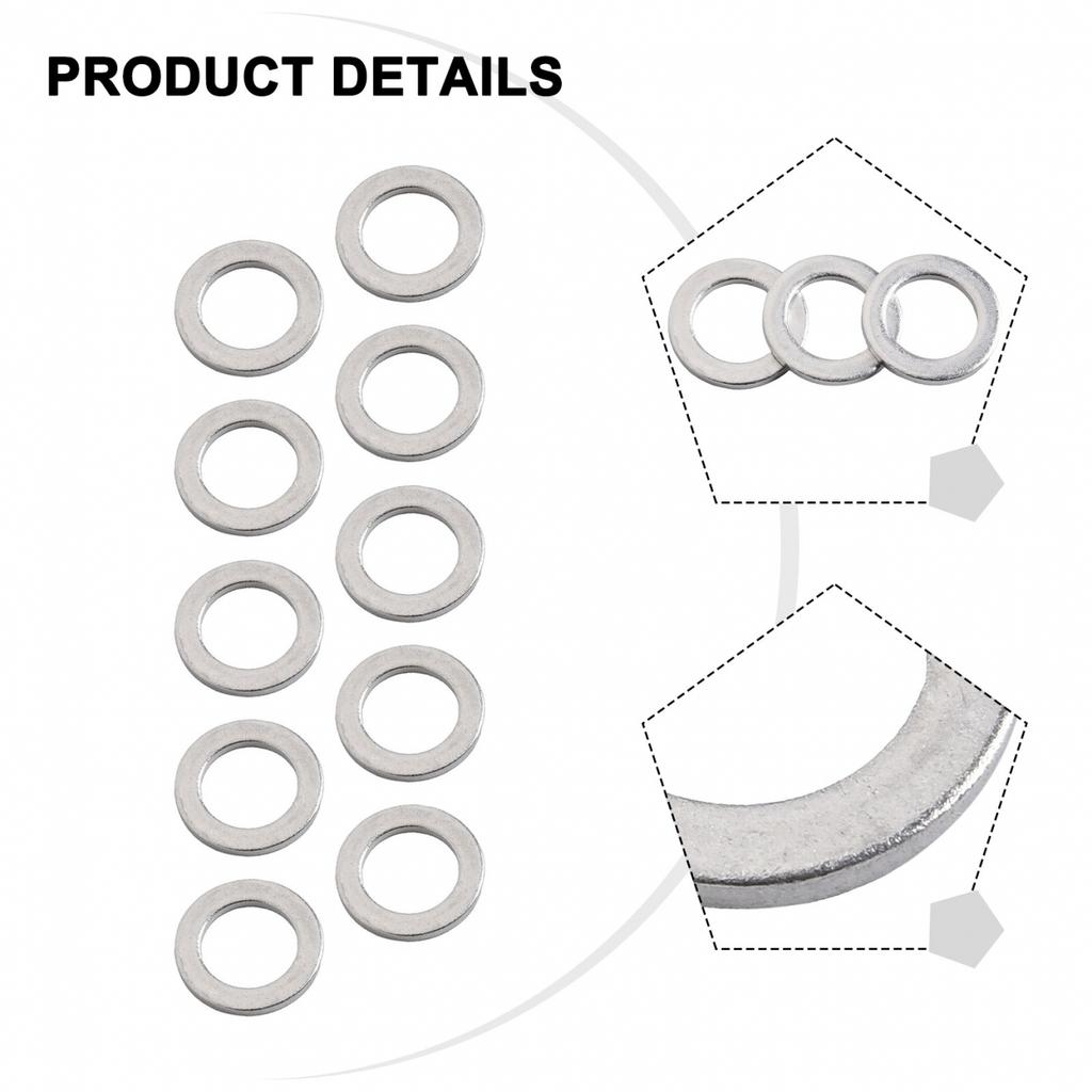 Transmission Drain Washer Pack for Various For Honda Models Set of Ten Pcs