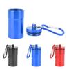 Portable Ashtray Easy Cleaning Lightweight  Ash Tray Eco Friendly Aluminum Alloy Detachable Lid with Keychain for Travel
