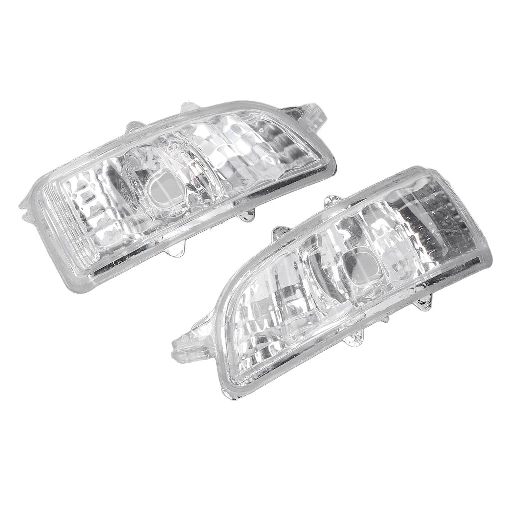 1 Para Przedni Kierunkowskaz w Lusterku Pokrywa Przezroczysta Zamiennik Dla S80 II AS 124 2007?2013