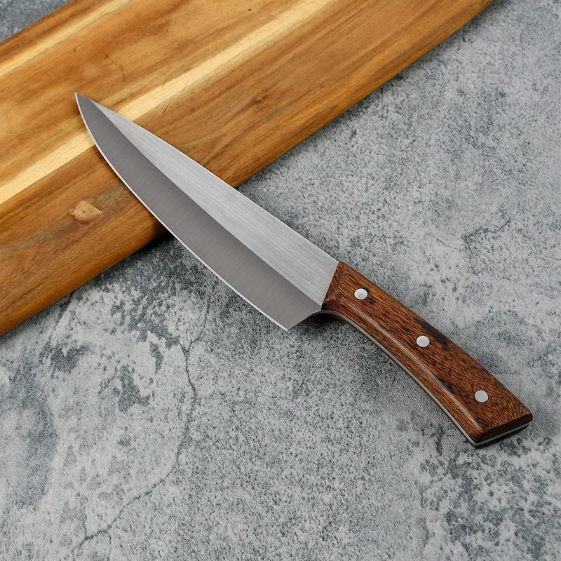 Kitchen Knife Wooden Handle Butcher Knife 4Cr13Mov Professional Kitchen Knife Boning Knife