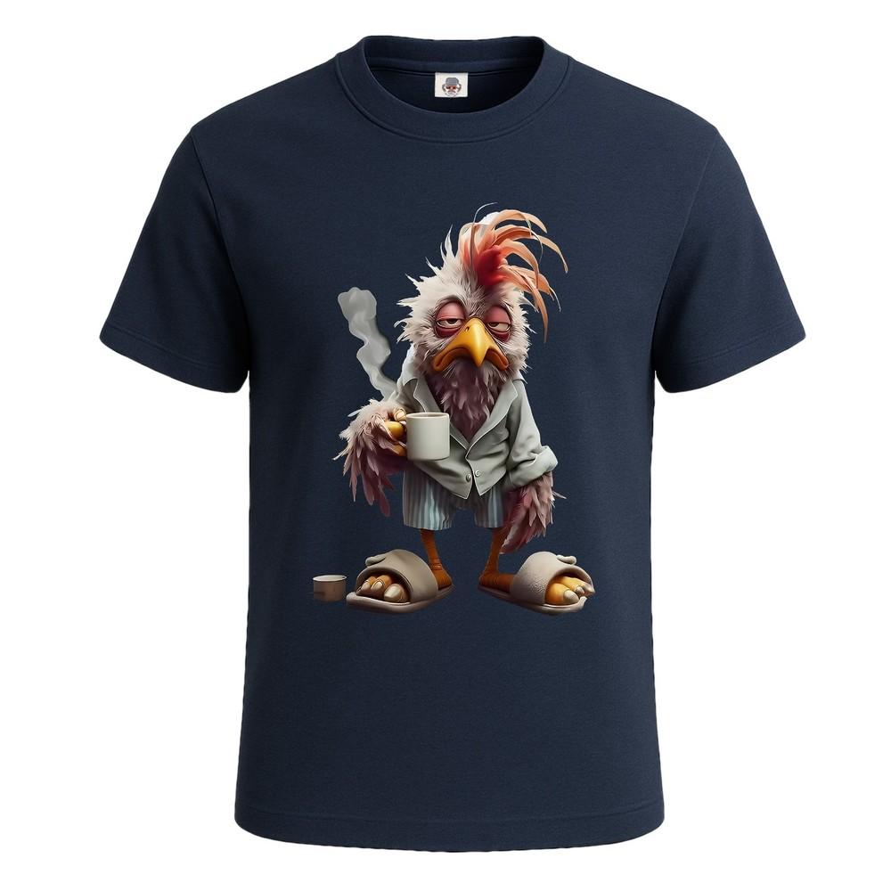 Habo herren animal chicken print gpraphic mens tshirt party novelty tee top 2XL