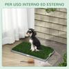 Dog Toilet with Fake Grass, Replacement Grass and Bottom Tray, 67x41cm
