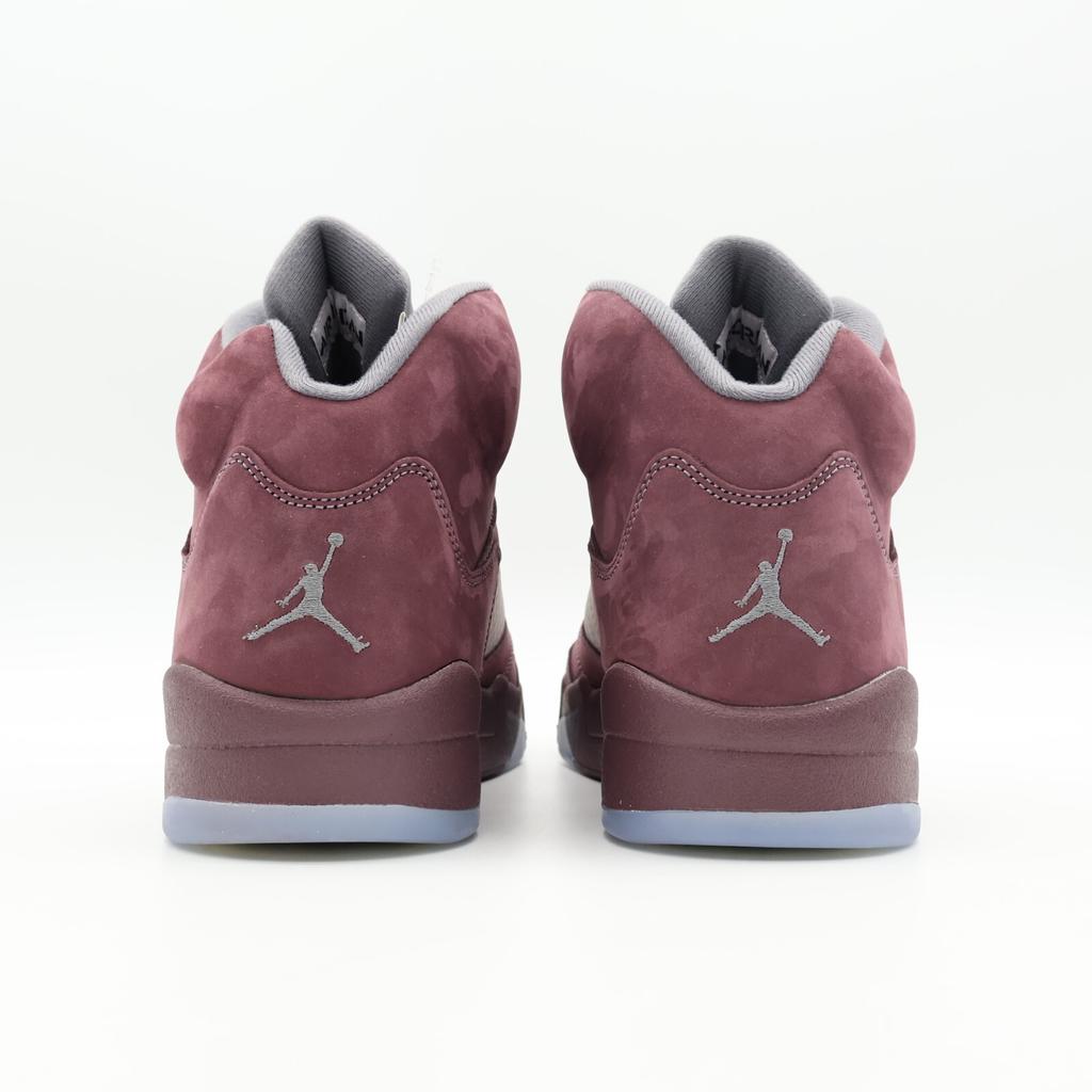 DZ4131-600 Nike Air Jordan 5 Retro Deep Burgundy Light Graphite Silver (Uomini)