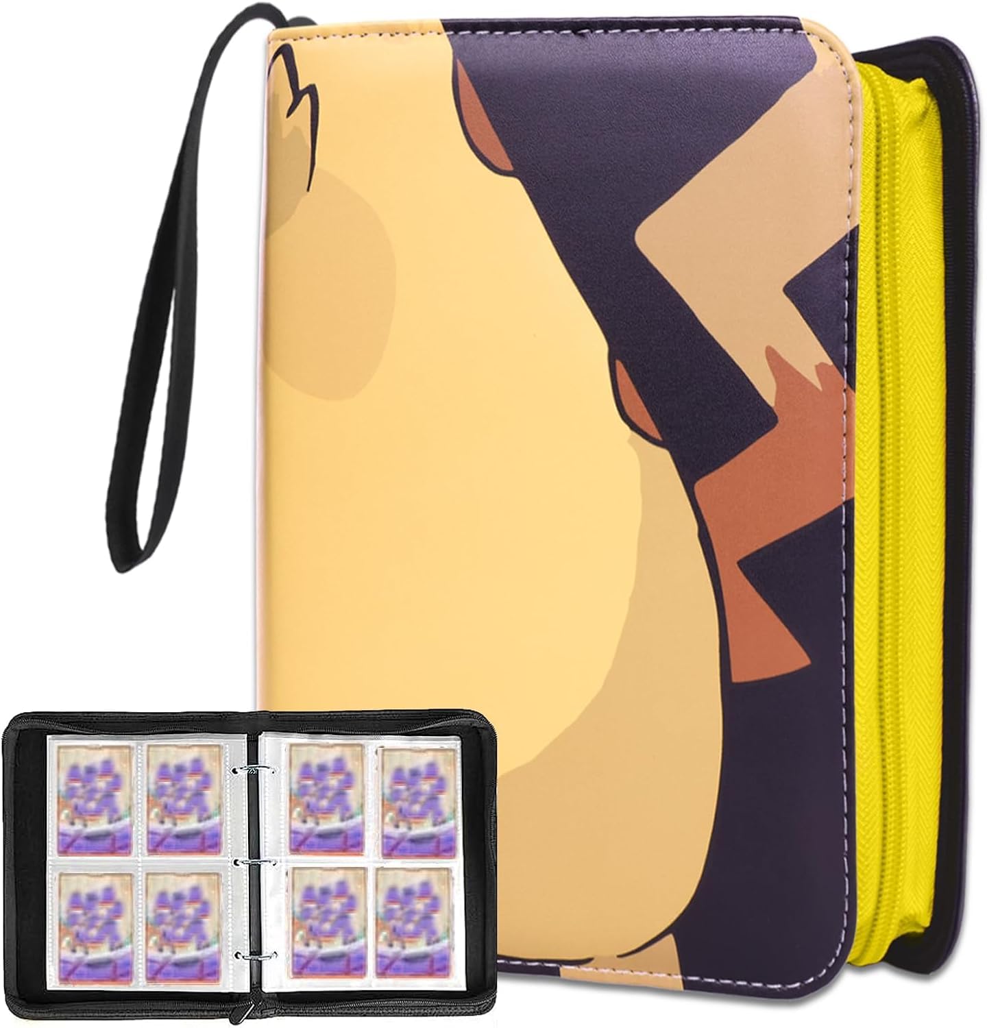 

Картотека CIUJOY, большой вместительный чехол для карт, 8 карманов, вмещает 400 карт, листы для карт из искусственной кожи, коллекционные звездные карты и другие карты, сумка для хранения игровых карт