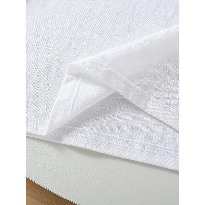 European sizes little boys  Short Sleeve T-Shirt Soft & Comfortable Everyday Top, Suitable for home, outdoor, and sports activities