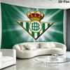 Real Betis Wall Tapestry Aesthetic Wall Hanging Printed Fabric Blanket Decorative Tapestries for Bedroom Living Room Home Decor