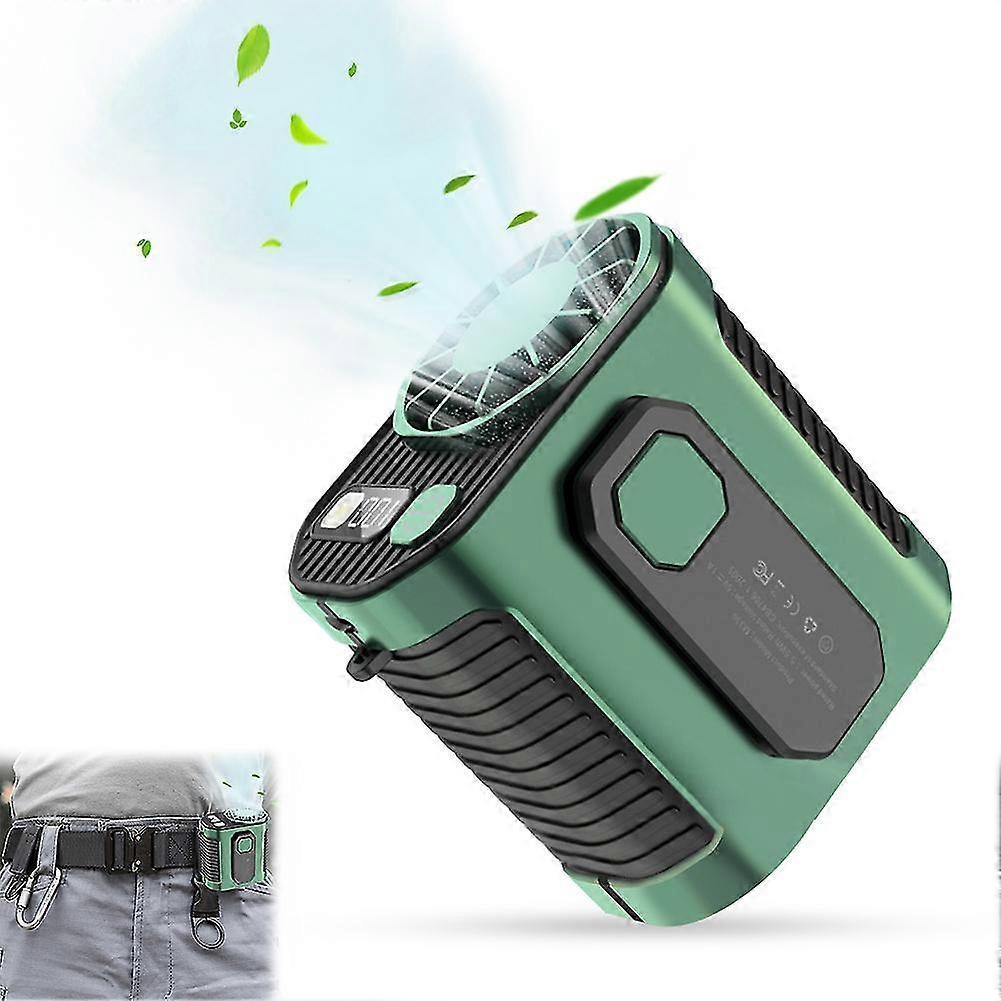 Waist Clip Fan, Belt Fan Clip On Waist Portable Cooling Fan, Shirt Fan Clip - Pengj