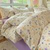Princess style bed four-piece set pure cotton pure cotton small fresh bed sheet single quilt cover dormitory three-piece set duvet cover