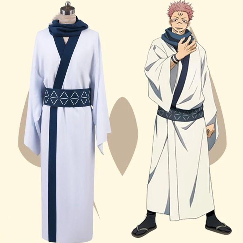 High Quality Ryomen Sukuna Kimono Suit Halloween Costume For Boys And Girls
