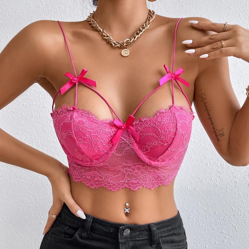 Nová, krajkou zavinutá sexy košilka slim Fit s rybí kostí bez zad