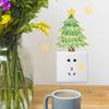 Luminous Santa Claus Switch Sticker Christmas Home Decoration Bedroom Living Room Decor Wallpaper Glow In The Dark Wall Decals