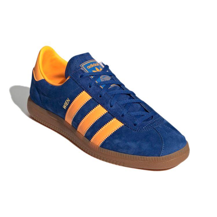 adidas Wien SPZL City Series Men Sneakers Blue Ink Orange FX5630