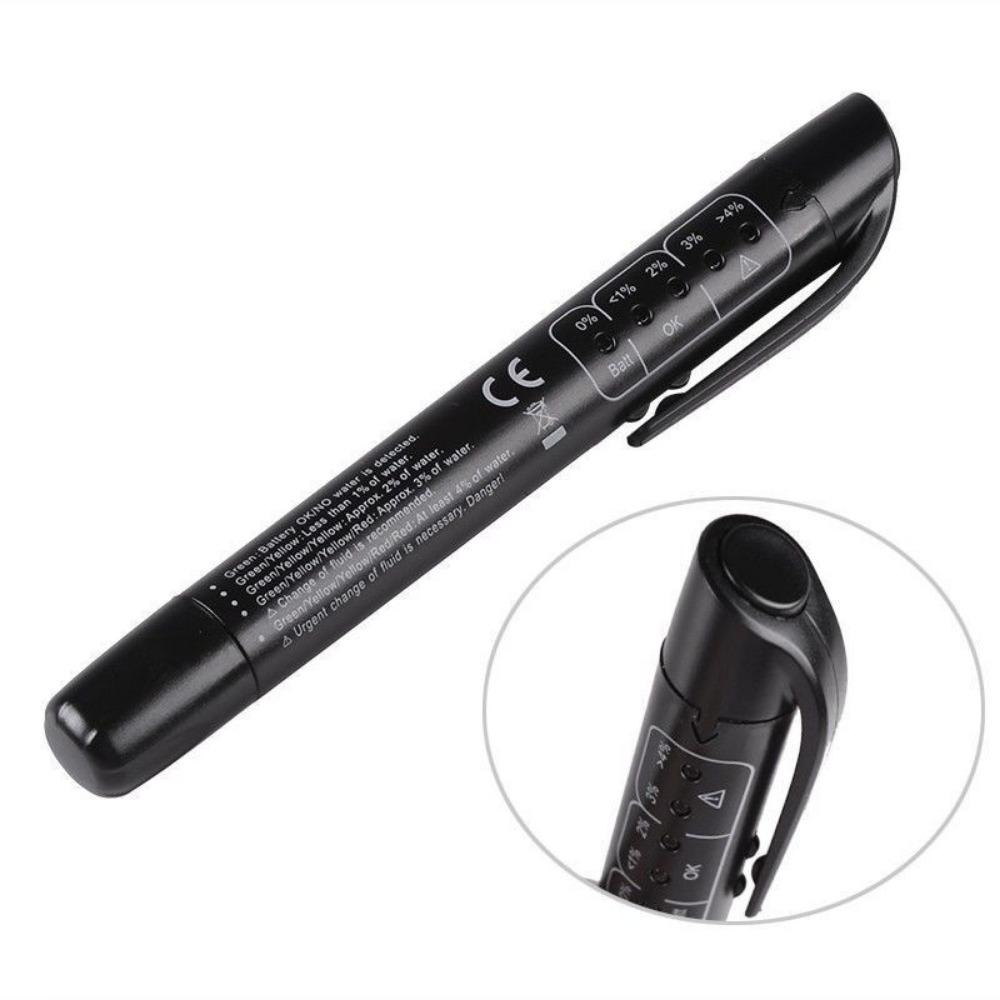 Test Pen Automobile Brake Fluid Oil Tester Pen With 5 LED Lights Display Battery Testers With Brake Fluid Tester For Car