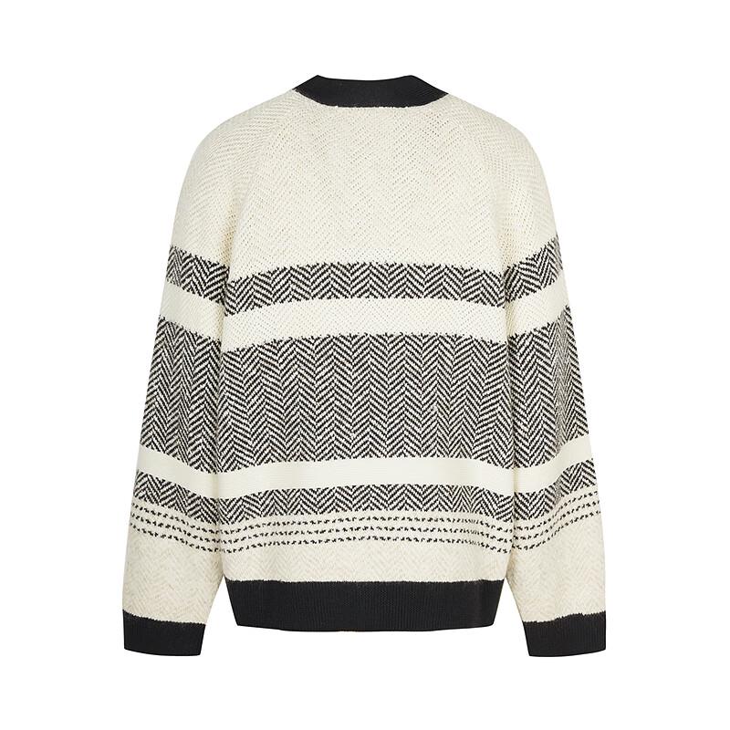 CROQUIS Men's 2025 Spring V-Neck Loose Fit Cardigan Sweater