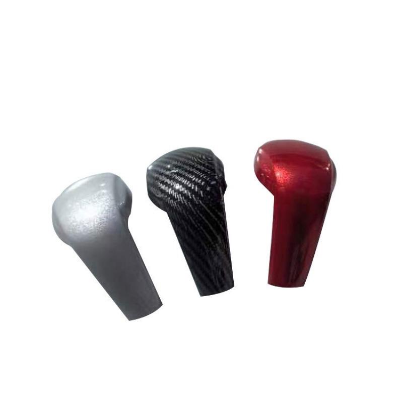 Car Gear Shift Knob Cover Trim Sticker ABS Carbon Fiber For Mazda 2 3 6 CX3 CX5 CX8 CX9 2014-2025 Interior Decoration Protection