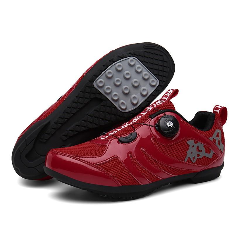 Unisex Stiff Sole Cycling Shoes Mountain Road Bike Non-Cleat Pedal Use Lightweight Breathable Ride Comfort