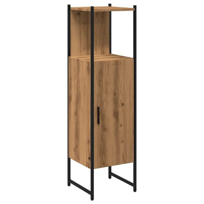 VidaXL Bathroom Cabinet Artisan Oak 33x33x120.5 Cm, Bathroom Storage Cabinet, Bathroom Cupboard 857707