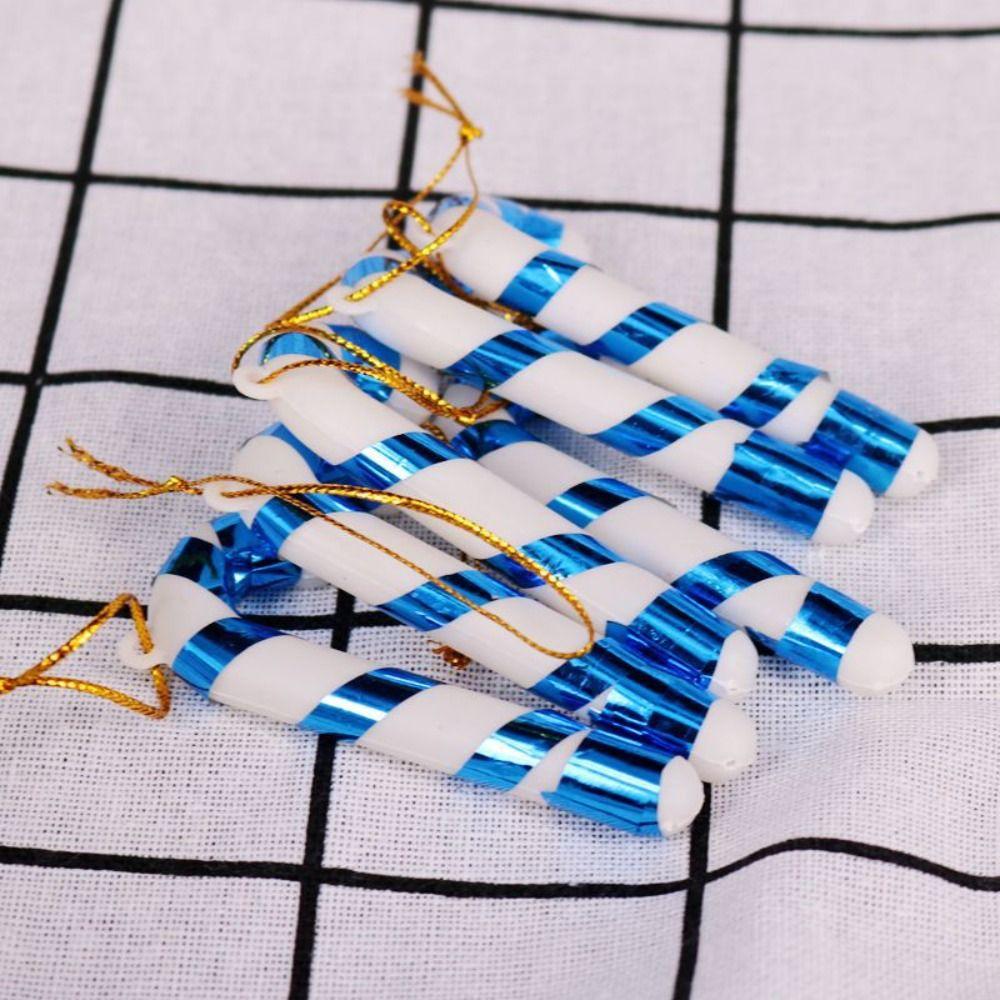 Hanging Decoration Holiday Decoration Candy Wand Christmas Pendant Decorative Crutch Candy Crutch