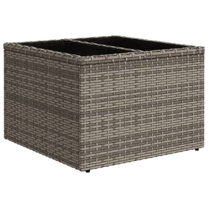 VidaXL Salon de Jardin avec Coussins 7 pcs, Canapés de Terrasse, Ensemble de Meubles de Patio, Mobilier d'Extérieur, Gris 3222319