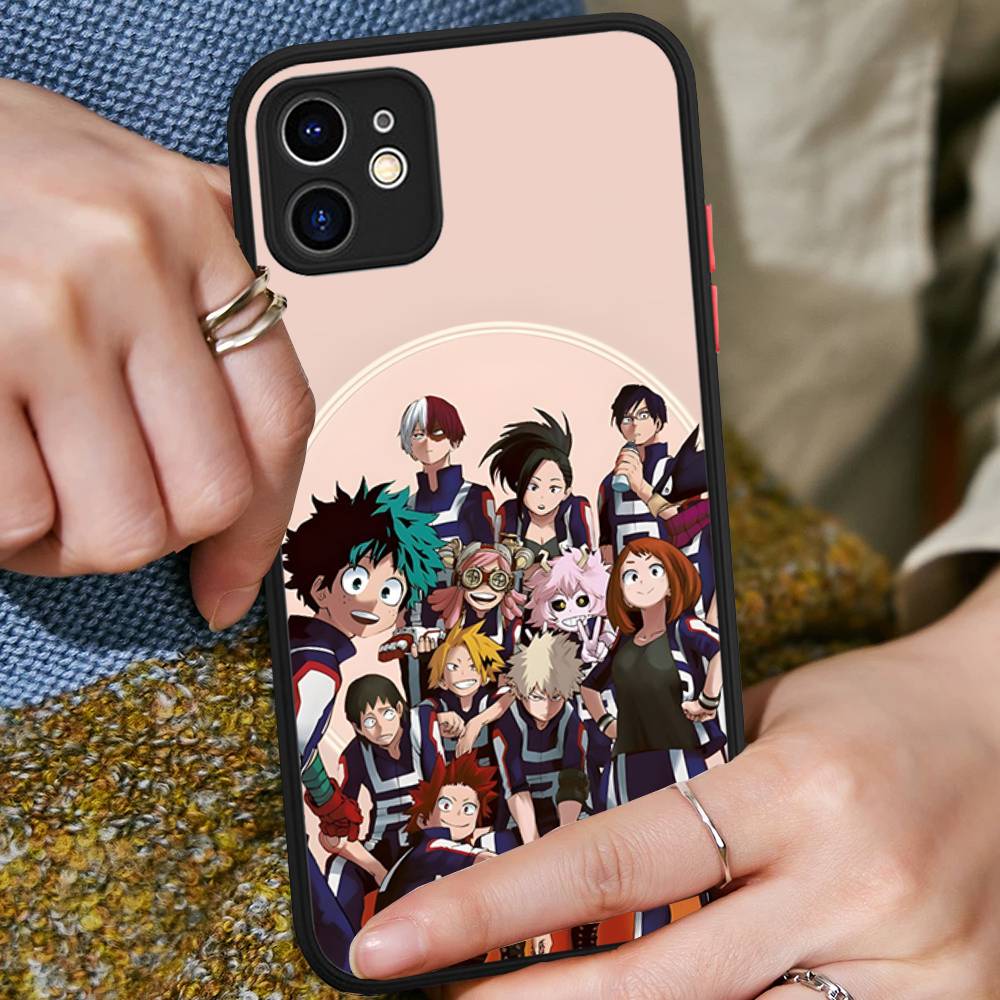 My H-Hero Academia D-Deku Phone Case For IPhone 16 15 14 13 12 11 Pro Max 7 8 6 6s Plus Matte Cover