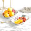 Metal Serving Dish Vintage Tinplate Dinner Plate Stainless Steel Serving Tray Round Seasoning Plates Set For Fruits For Dining