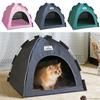 Haustier-Zeltbett, Katzenhausbedarf, Produkte, Zubehör, warme Kissen, Möbel, Sofa, Korbbetten, Winter-Clamshell-Kätzchenzelte, Katze