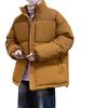 Nouveau manteau d'hiver matelassé en coton M-8XL, col montant thermique épaissi, veste matelassée décontractée