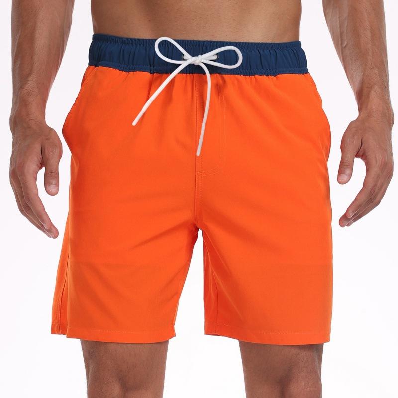 GD summer new men's shorts fashion vacation pants men's four corners milk silk lining