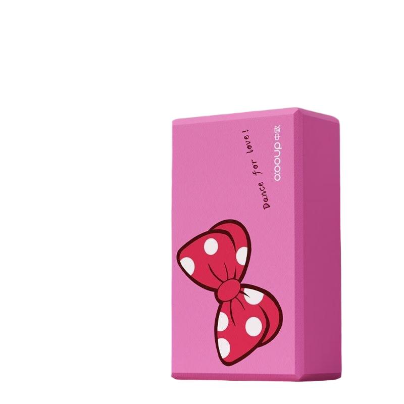 Розовый блок для йоги MieLanat Kids из NBR