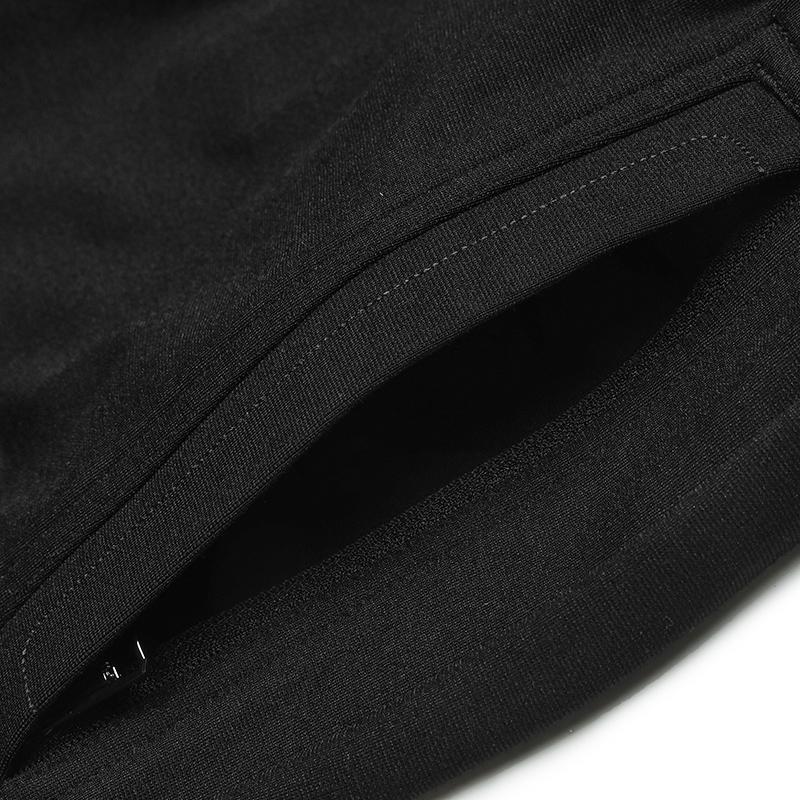 FILA Simple Comfortable Knitted Straight Leg Casual Pants Men bottoms Black F11M518605FBK