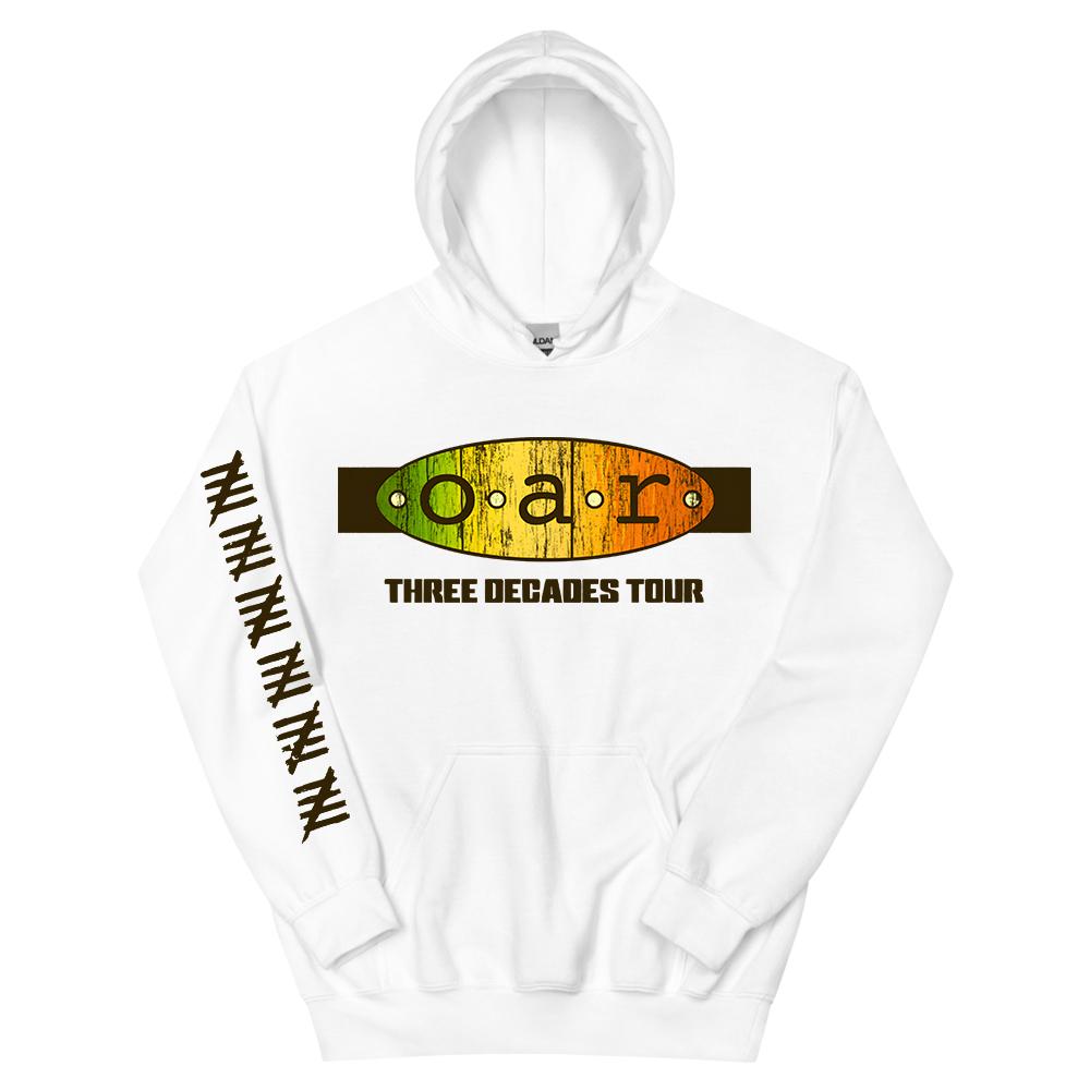 

O.A.R ТОЛСТОВКА ТРИ ДЕСЯТИЛЕТИЯ Мода рок-группы Графическая печать Толстовки Женская Мужская Одежда Длинный рукав Повседневный пуловер XXXL