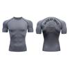 Cross Print Compression Shirt for Men Athletic Quick Dry Short Sleeve Tops Baselayer Christian Gym Workout Running T-shirts Tees