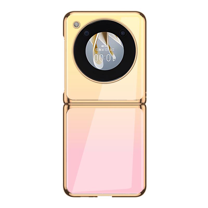 

Чехол-книжка Nubia: Градиентное покрытие из гальванического стекла — креативный дизайн без слов Flip2 - Electroplated Glass