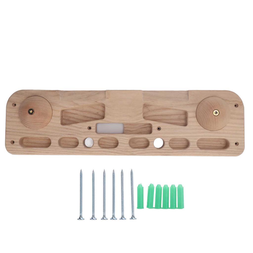 Holz-Hangboard Kletterbrett Fingerboard Klettertrainingsbrett zum Aufbau von Rumpfkraft und