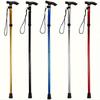 Adjustable Folding Walking Stick, Non-Slip Trekking Pole with Wrist Strap, Portable & Durable Mobility Aid, No Battery Required - Supportive Crutch