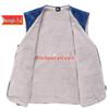 Herren-Jeans-Weste mit Baumwoll-Fleece-Futter - Große Größen, Warm, Mehrere Taschen, Herbst/Winter Freizeit-Weste