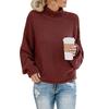 Women's 2026 High Neck Autumn/Winter Chunky Knit Sweater - European & American Style