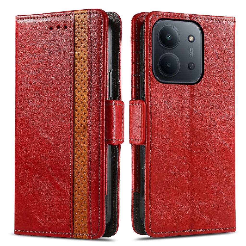 CASENEO Phone Cases For Xiaomi Poco C85 4G (173mm) / Redmi 15C 4G (EU) (173mm) / 15C 5G (EU) (173mm) PU Leather Cover Stand with RFID Blocking Wallet