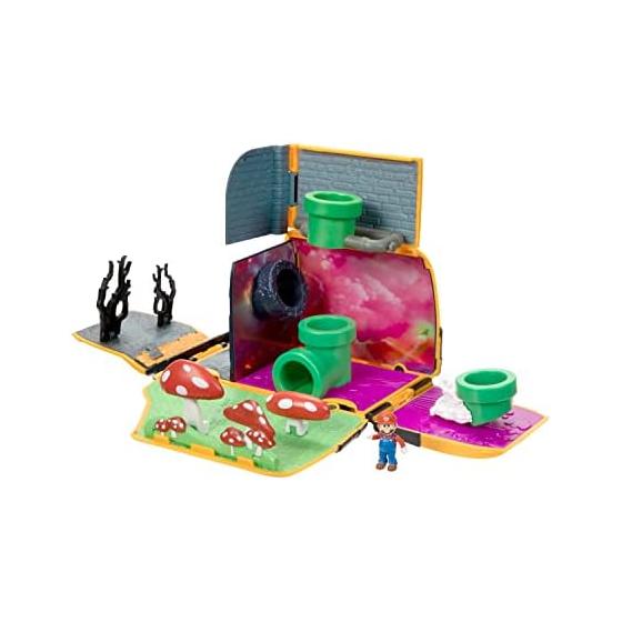 San-Ei Trading The Super Mario Bros. Movie Playset Ban W8.5xD15xH9.2cm with Mario Mini Figure TSM-12