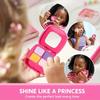 JOYFY Play Purse Set for Little Girls 27 PCS Princess Toy Set with Handbags Makeup Phone Wallet Jewelry Lipstick & Keys Gift