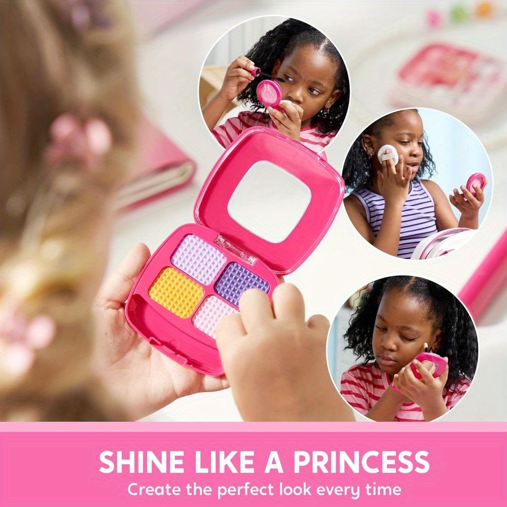 JOYFY Play Purse Set for Little Girls 27 PCS Princess Toy Set with Handbags Makeup Phone Wallet Jewelry Lipstick & Keys Gift