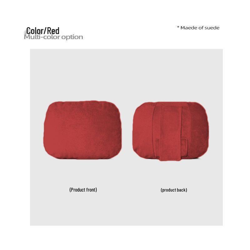 Chery Car Suede Neck and Lumbar Support Pillow - Universal Fit