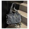 Borsa alla moda da donna 2026 Nuova Borsa a tracolla in denim coreana All-matching a spalla singola di grande capacità