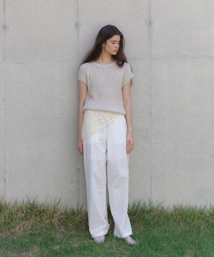 Yulago Paper Cap Sleeve Knit