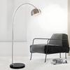 Visame Arched Floor Lamp with Remote Control, Dimmable and Color-Adjustable, Marble Base, Extendable Stand, Arch Light, Freestanding, Ambient