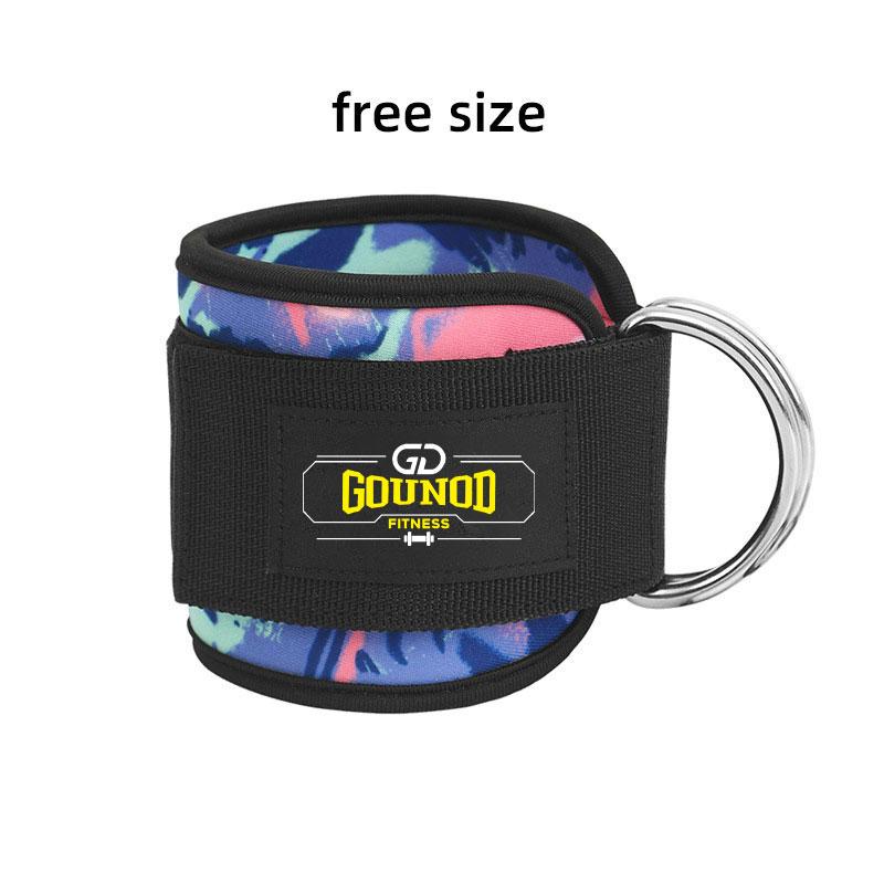 Fitness Equipment Gym Ankle Strap Padded Double D-ring Adjustable Ankle Weight Leg Training Brace Support Sport Safety Abductors