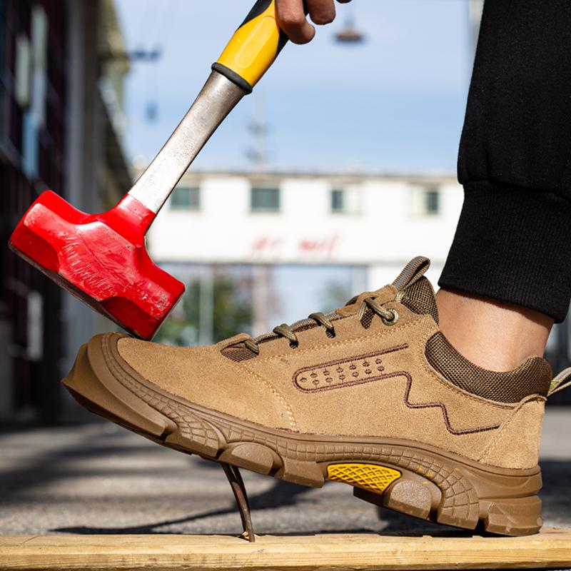 High Quality Work Safety Shoes Anti -Smash Anti -Puncture Work Shoes Sneakers Indestructible Footwear Anti -Scalding Welder Shoes