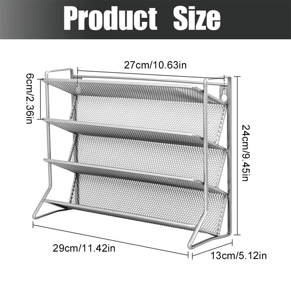 4 Tier Kitchen Spice Rack Spice Organizer Carbon Steel Wall Shelf without Spice Jars for Cabinet Kitchen Pantry Organizer Shelf