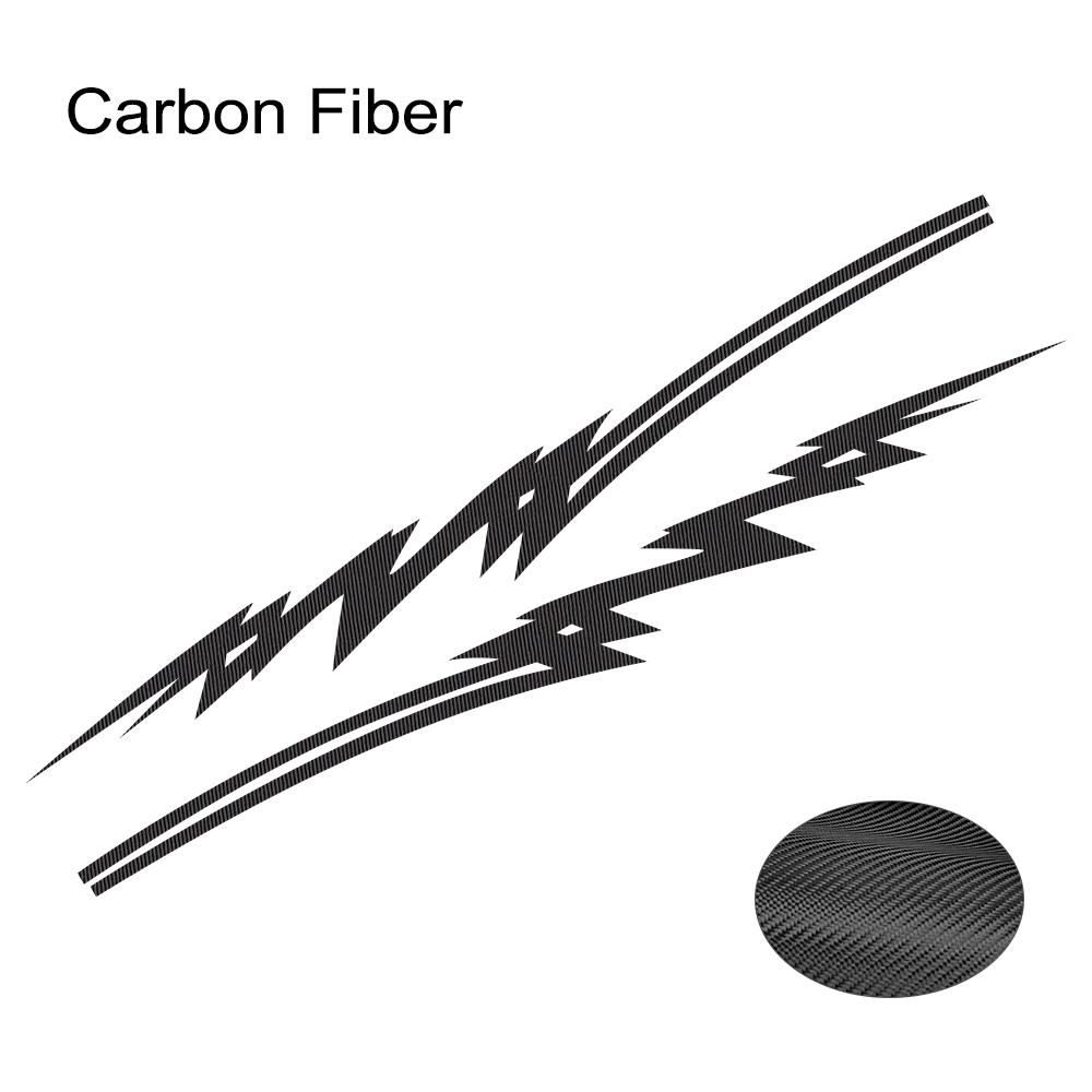 Waterproof PVC Lightning Pattern Car Body Sticker BMW Side Door Fender Vinyl Decal Auto Exterior Decor Accessories