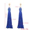 Bohemia Long Tassel Earrings Women Fashion Dangle Earrings Ethnic Jewelry Pendientes